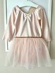 H&M 122/128 strój baletowy body