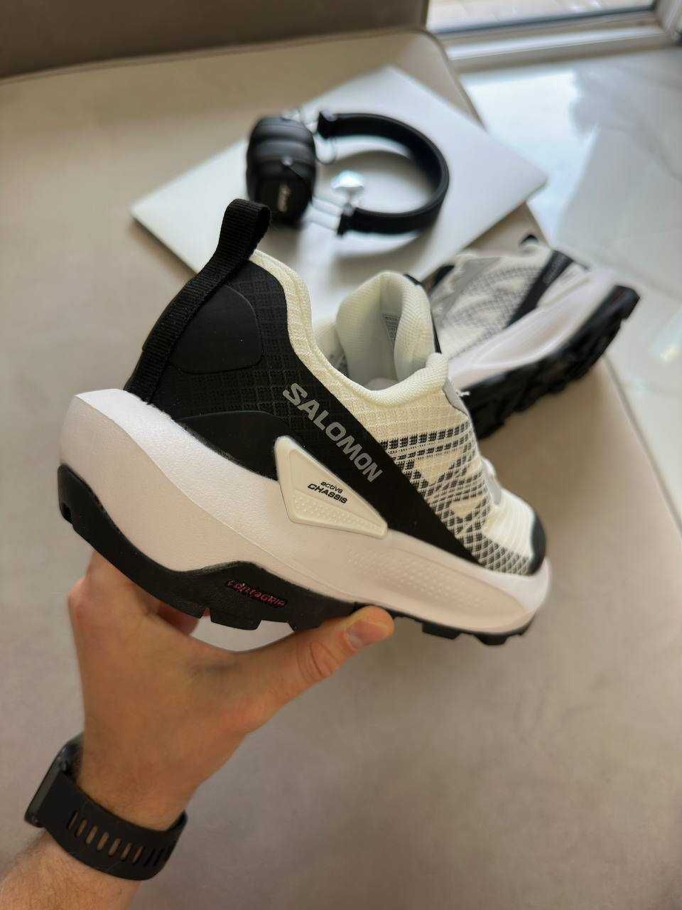 Чоловічі кросівки Salomon Elixir Activ білий з чорним 6345 НОВИЗНА