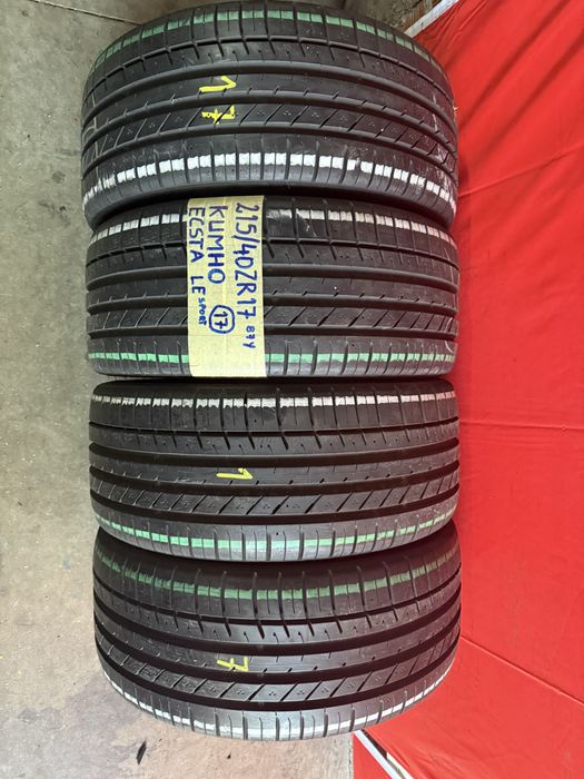 Pneus 215/40/17 Kumho impecaveis Todos Iguais