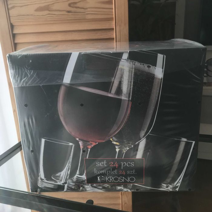 Zestaw LIMITED EDITION Quartet Krosno Szklanki i kieliszki zestaw 24/6
