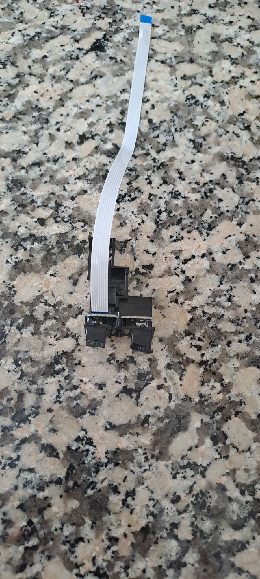 Placa ligar e reset + cabo flat ps2 fat modelo 3000x