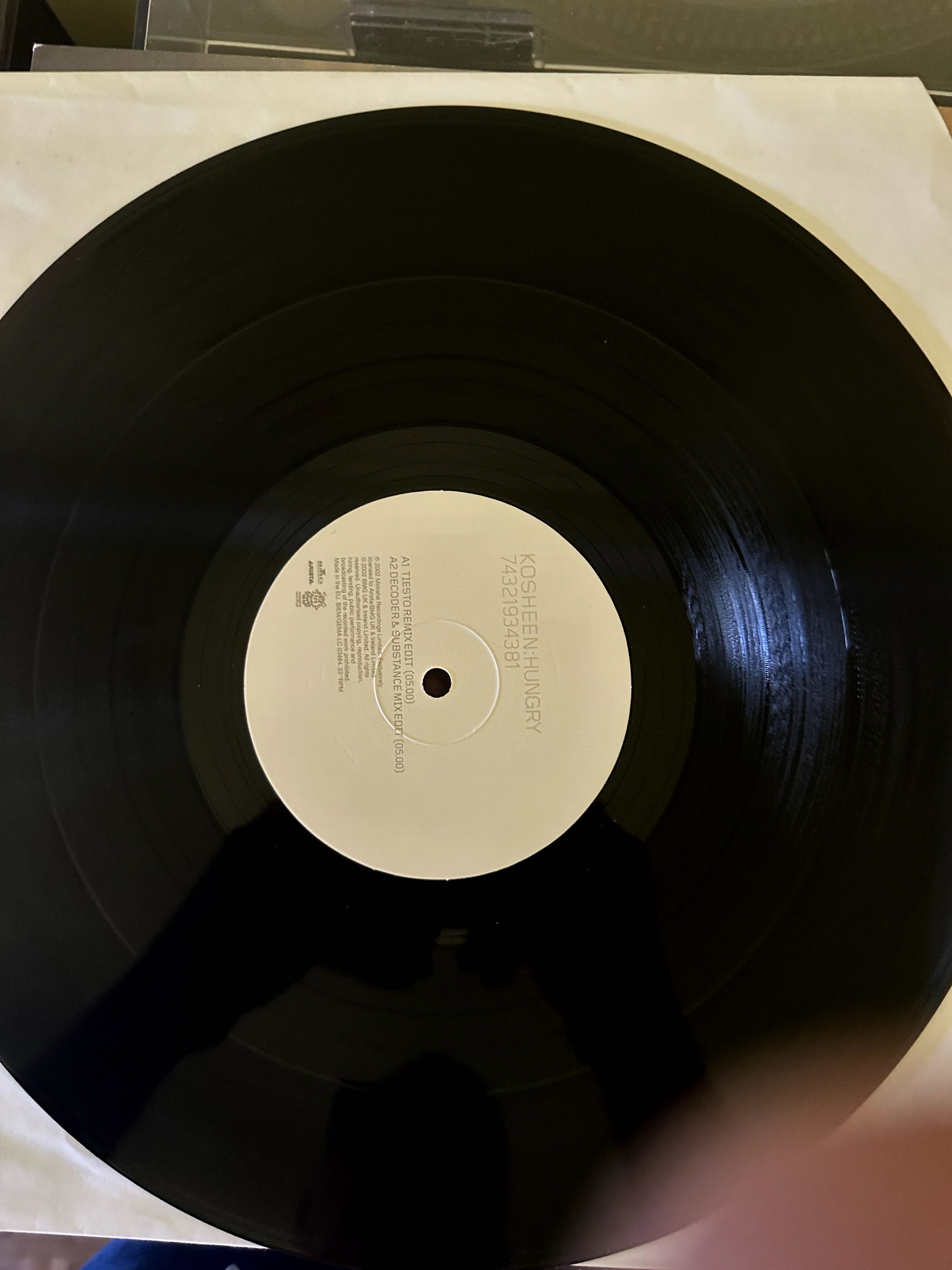 Kosheen ‎– Hungry. Vinyl, 12", 33 ⅓ RPM, Single