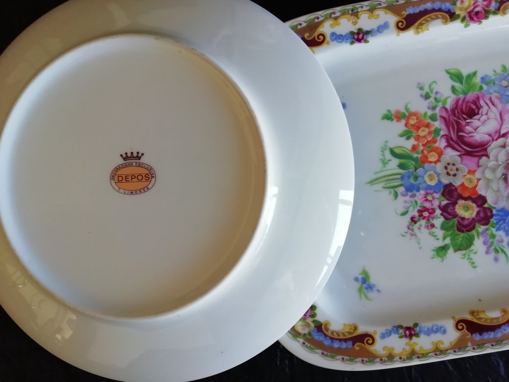 Serviço de porcelana 4 peças DEPOS LIMOGES - Itália