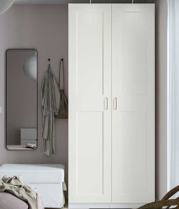 2 Roupeiros IKEA PAX -50×58×236cm+portas+sapateiras+varões+prateleiras