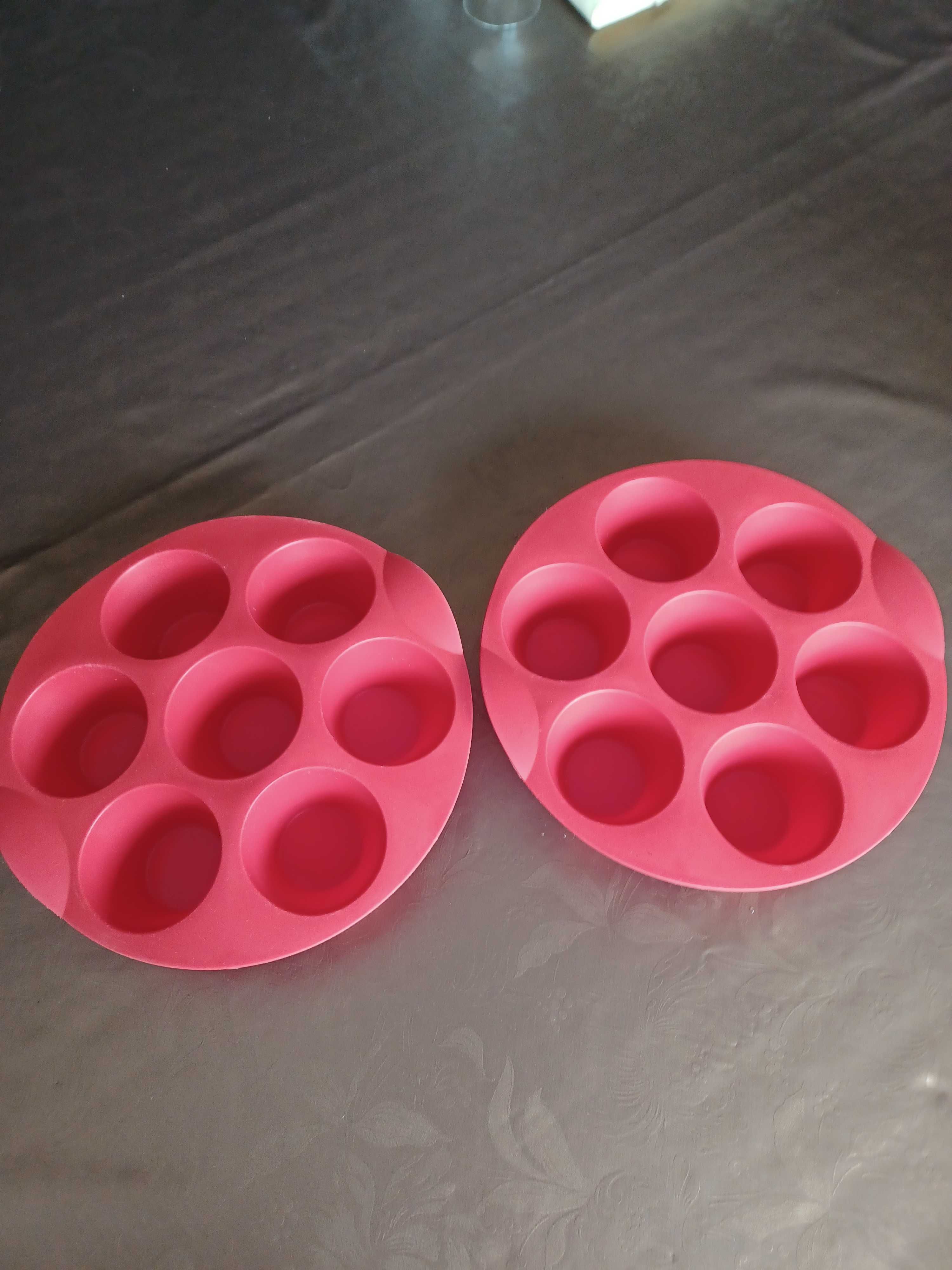Formas de silicone da Tupperware - Vermelhas