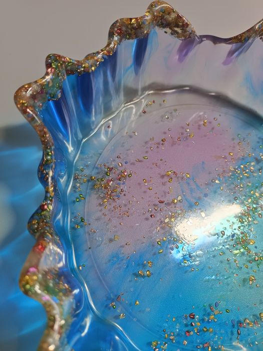 Misa dekoracyjna rękodzieło handmade żywica