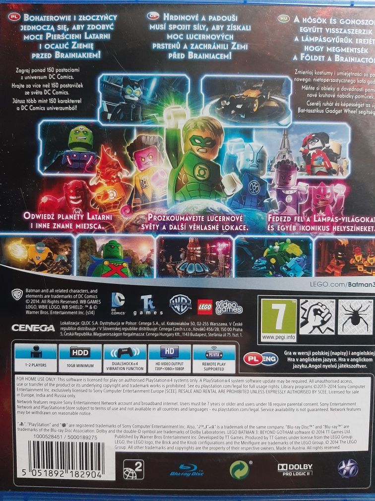 Lego Batman 3 gra na PS4