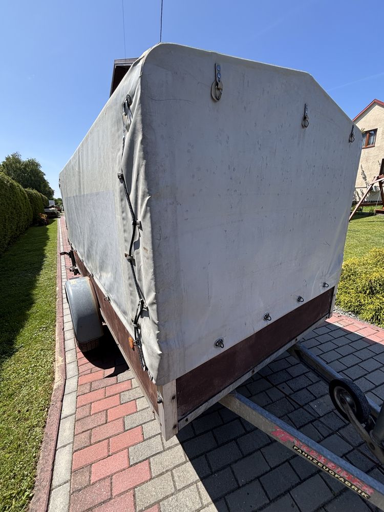 Przyczepa samochodowa z hamulcem 1500kg dmc