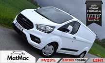 Ford TRANSIT CUSTOM 320 L2H1  *130*L2H1*LONG*Manual*2XPDC*Hak*Grzane-Fotele-Szyba*FAKTURA VAT23%