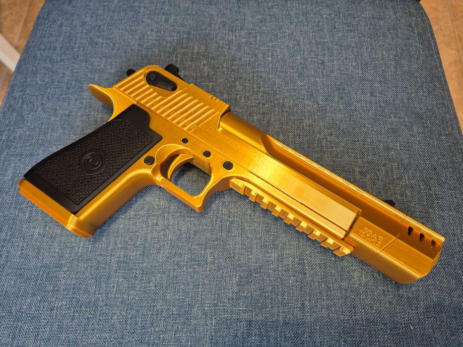 Réplica pistola Desert Eagle DOURADA
