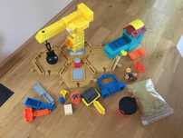 Plac budowy + piasek kinetyczny Fisher Price, Bob Budowniczy