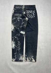 Spodnie DWUK y2k vintage lightning patterns
