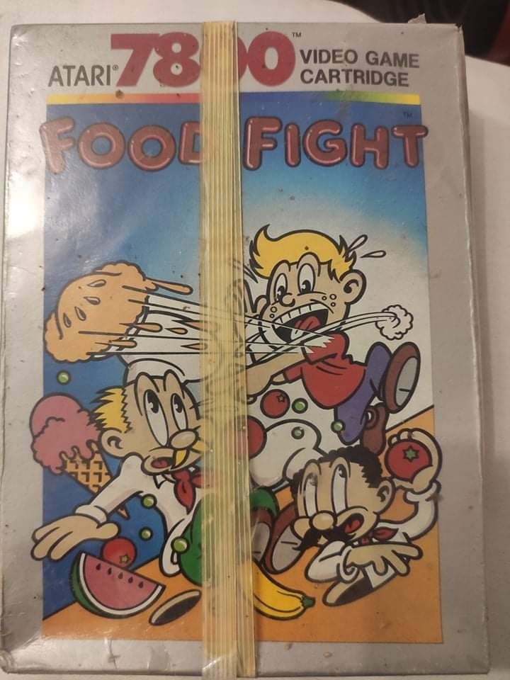 Food fight atari 7800 antyk NOWY