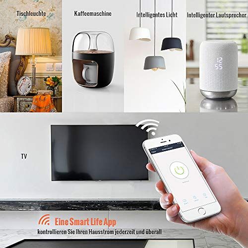 Inteligentne gniazdko WiFi Smart Home 16A 4-pak
