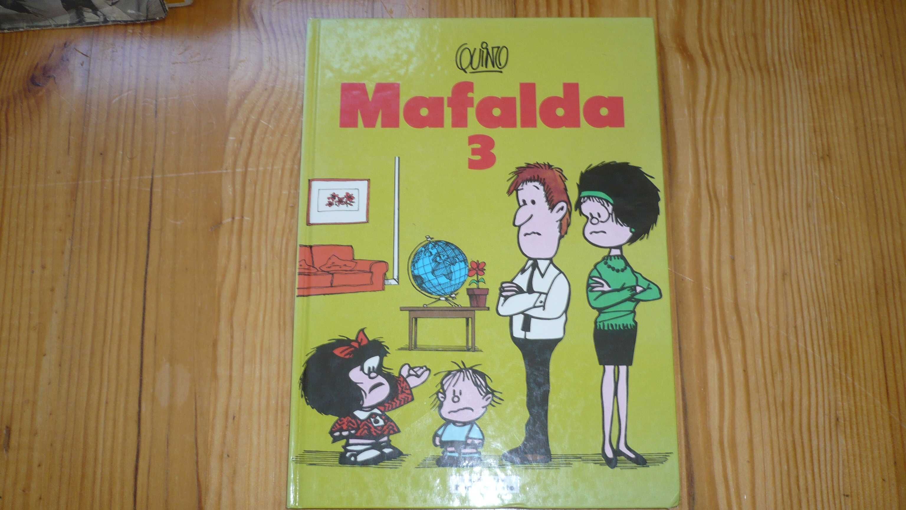 7 Livros da Mafalda - BD de Quino