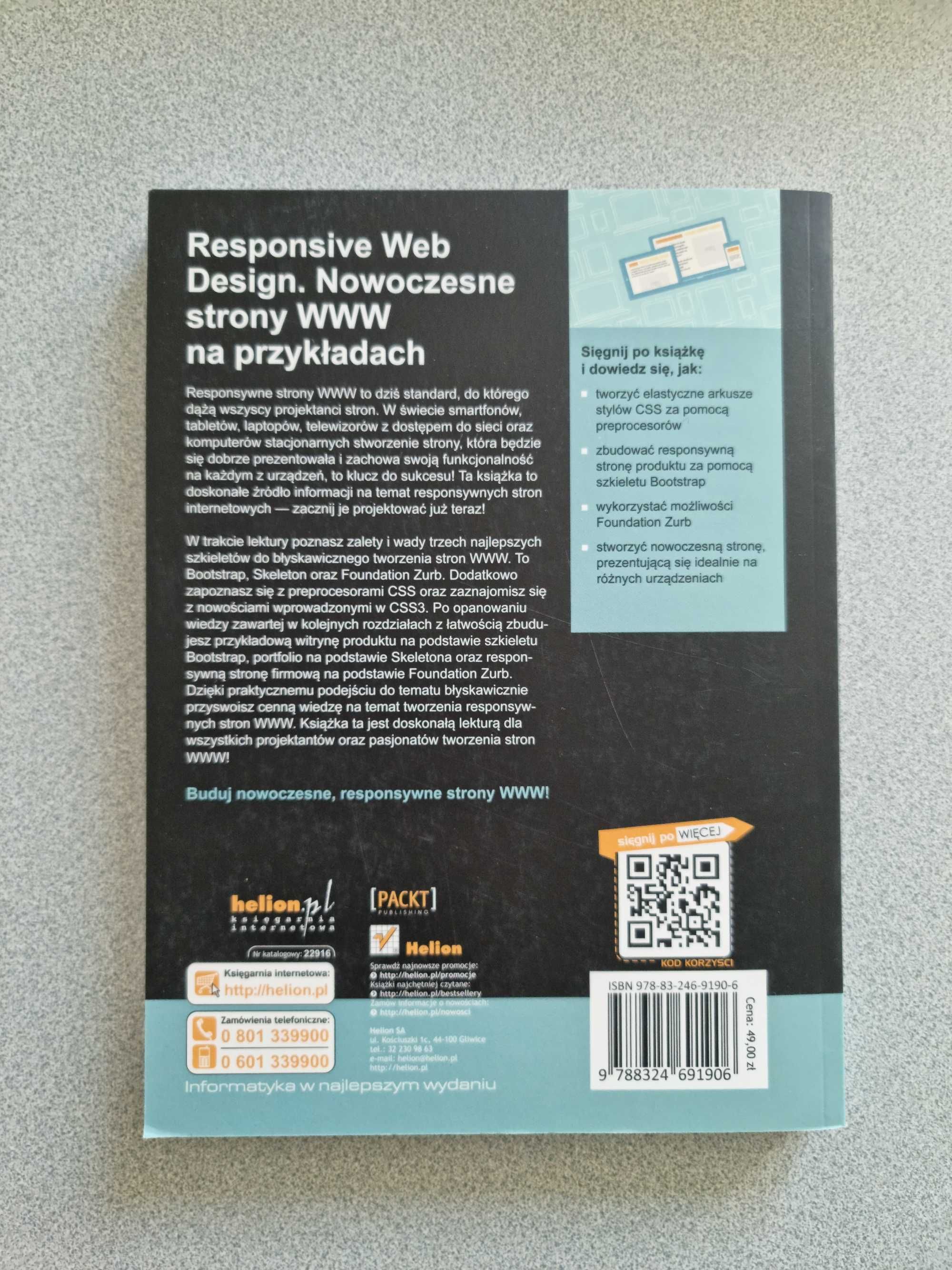 Książka Responsive Web Design. Nowoczesne strony WW na przykładach