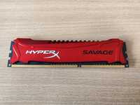 DDR3 4GB HyperX Savage czerwona