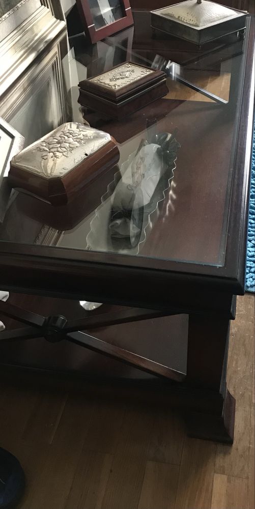 Mesa de sala de estar e de suporte a sofá