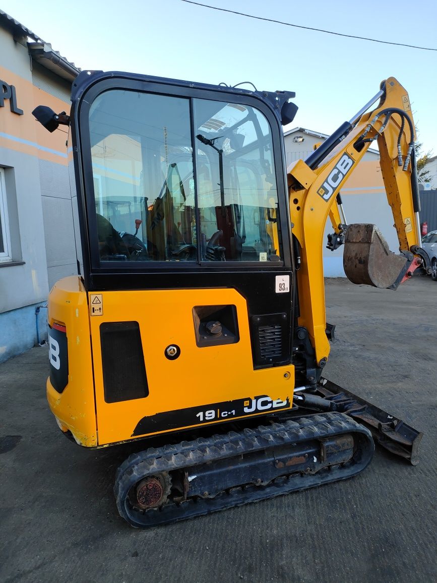 Minikoparka JCB 19 C-1 2019 rok tylko 1000 mth