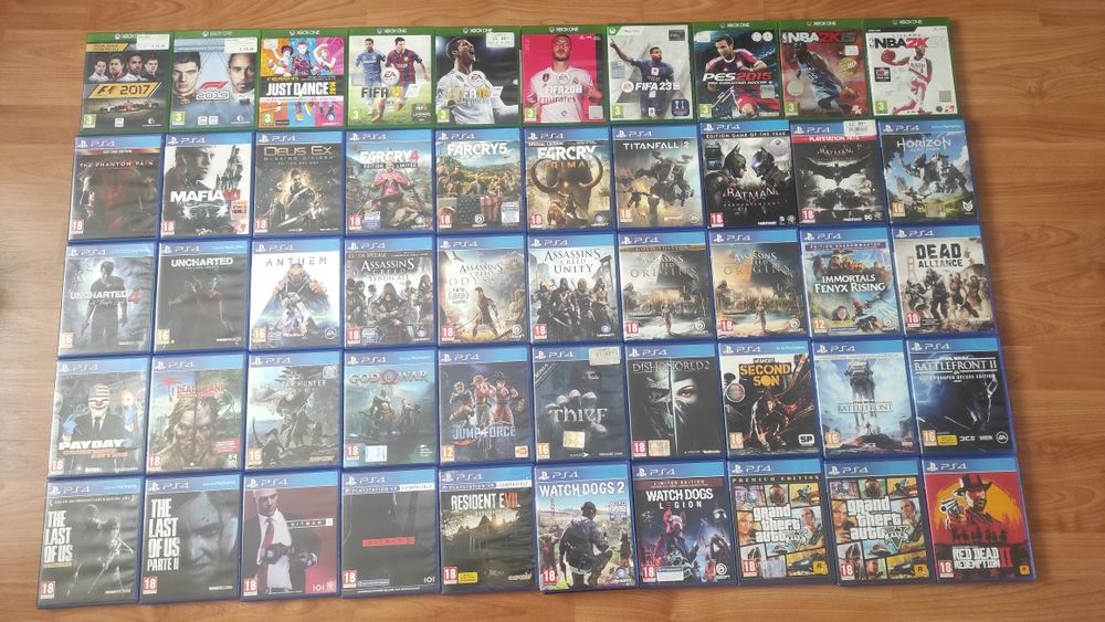 Jogos ps4 e Xbox One