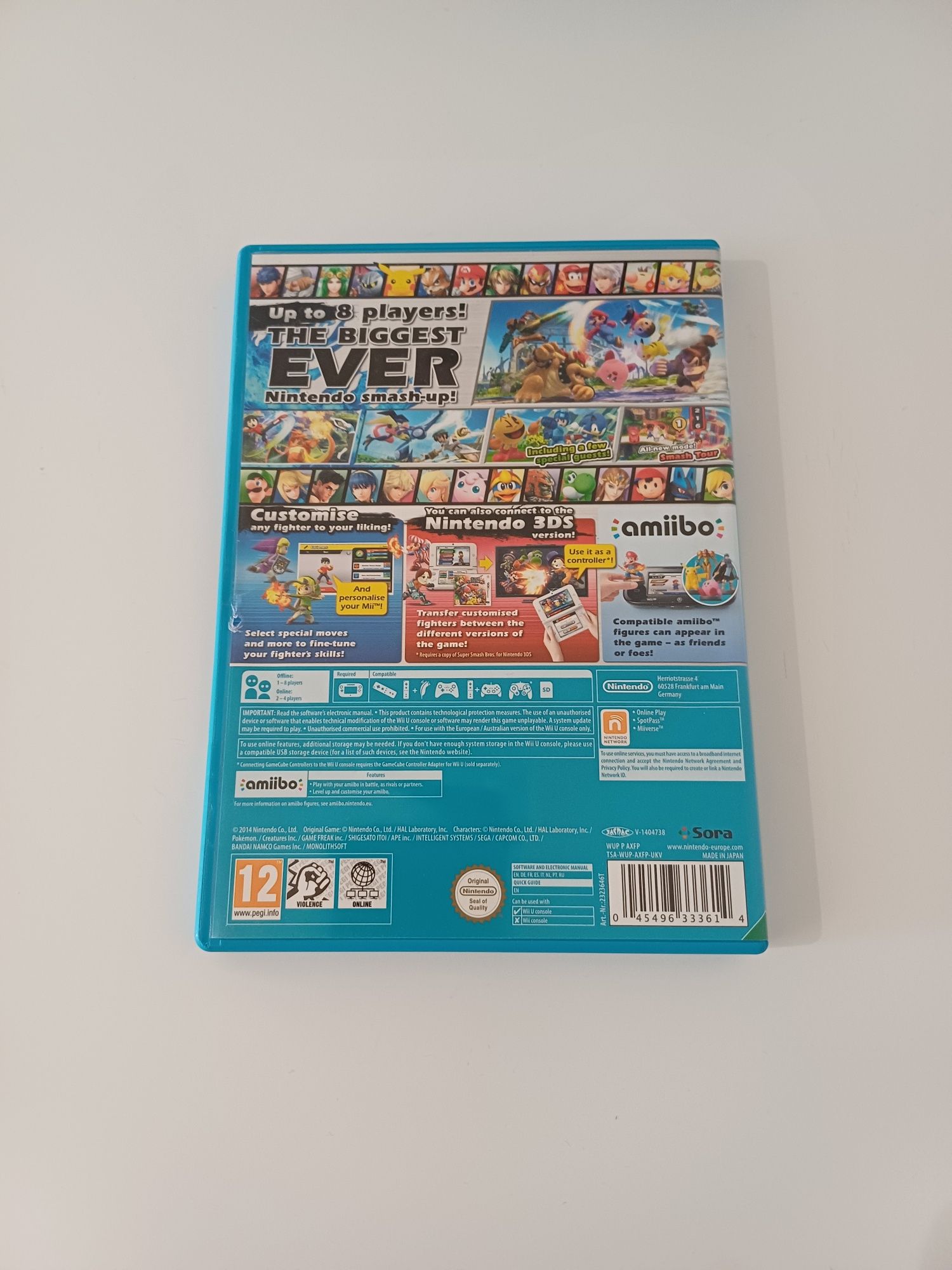 Super Smash Bros WiiU Nintendo Wii U WiiU angielska