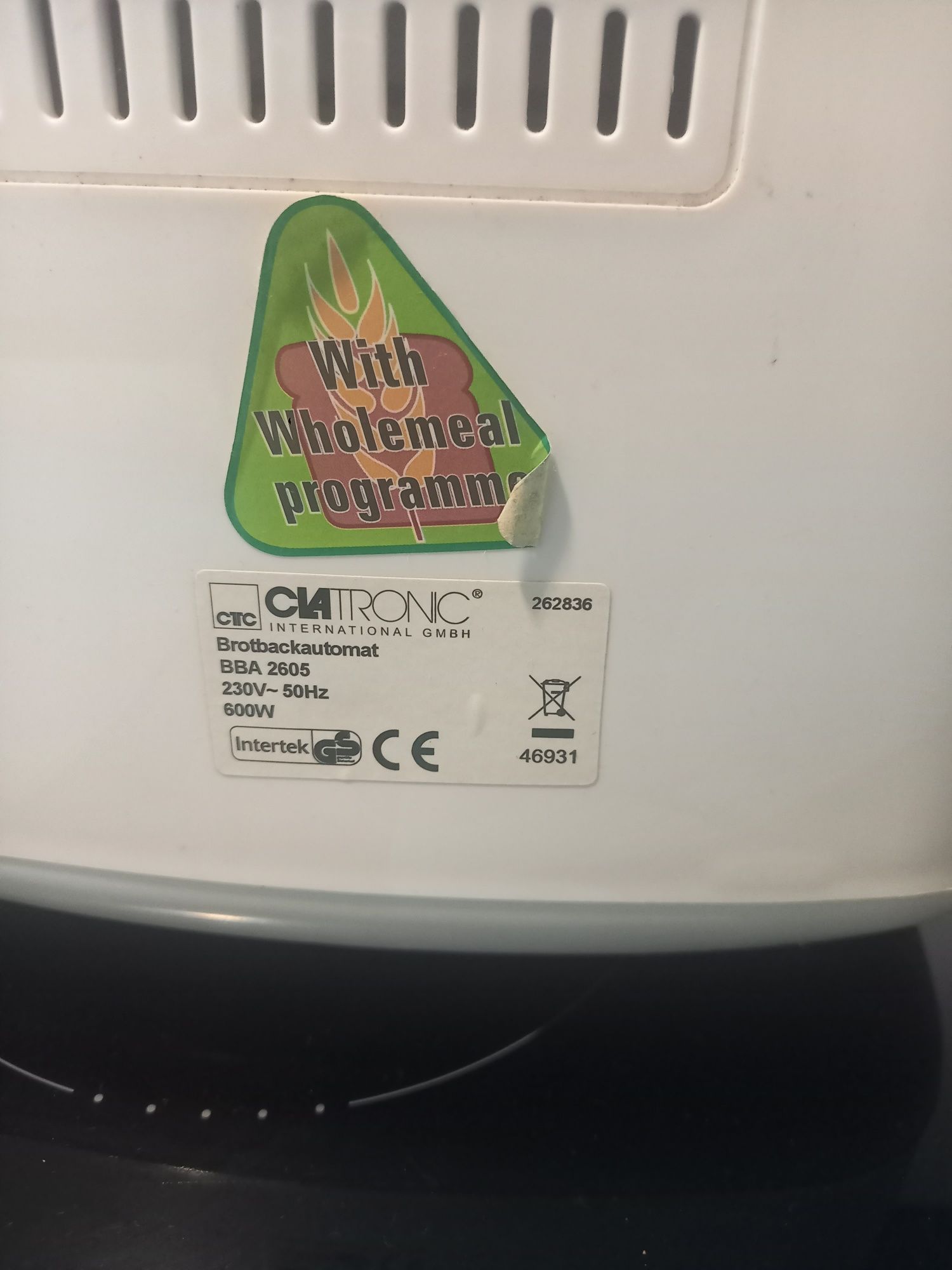 Máquina de fazer Pão