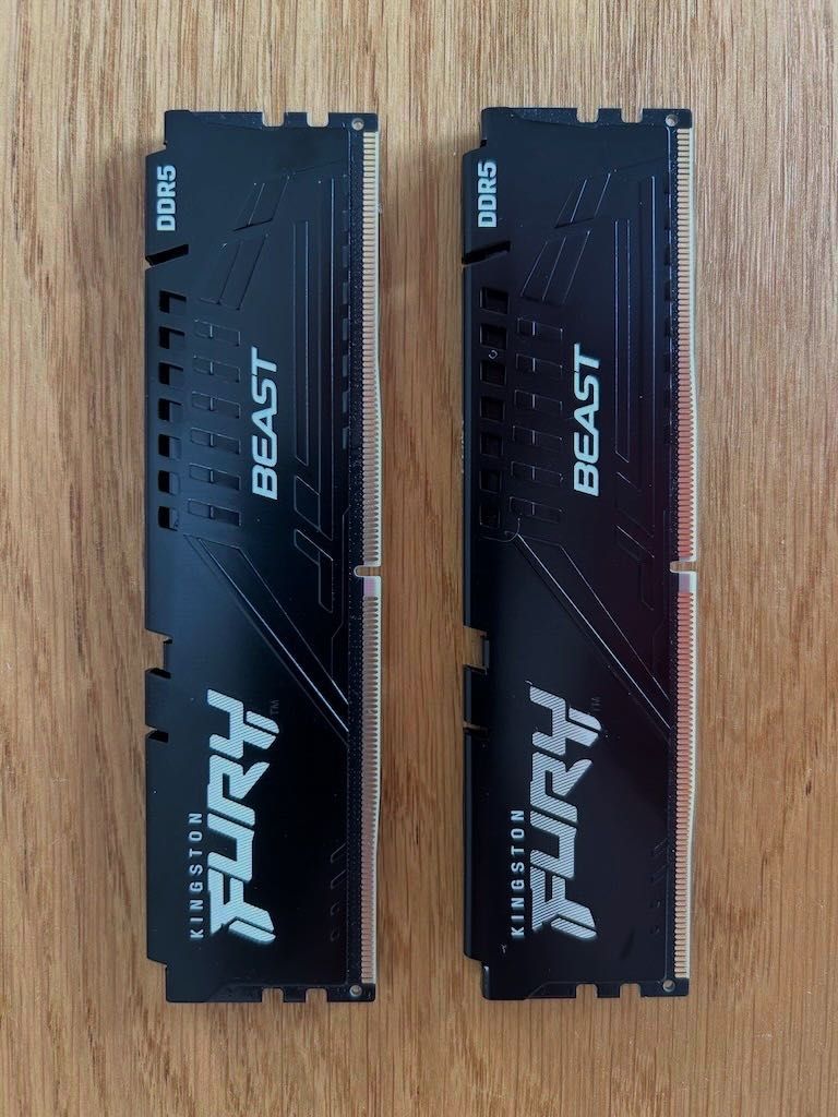 Pamięć Kingston Fury Beast, DDR5,16GB, 6000MHz, CL30 (KF560C30BBK2-16)