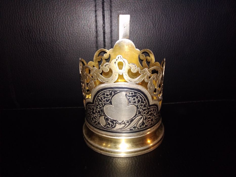 Подстаканник ссср серебро 875