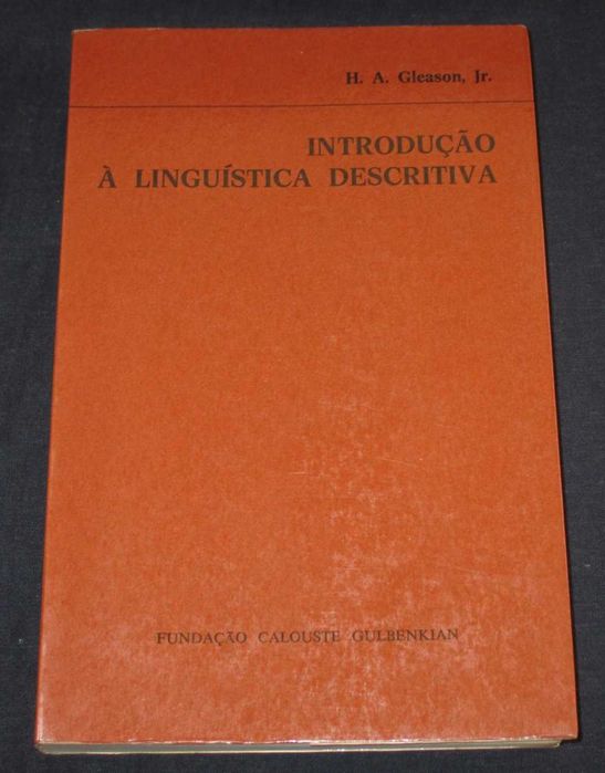 Livro Introdução à Linguística Descritiva Gleason Gulbenkian
