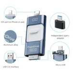Wielofunkcyjny pendrive USB 4 w 1 flashdrive 256Gb