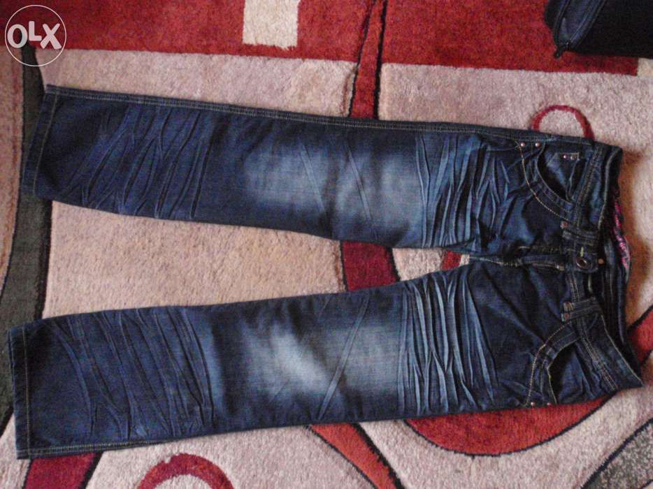 jeansy biodrówki DENIM 38-40 prezent