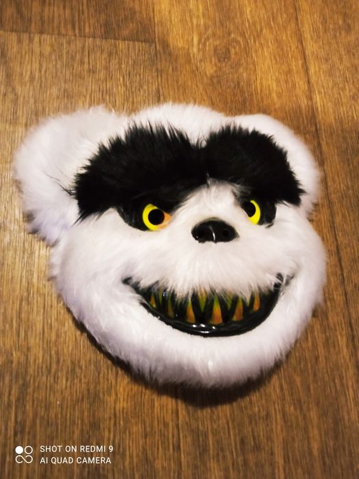 Маска на голову,белый панда убийца, пять друзей фредди, Tesco