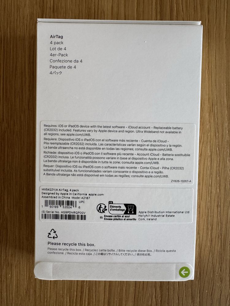 4x Apple Airtag nowe
