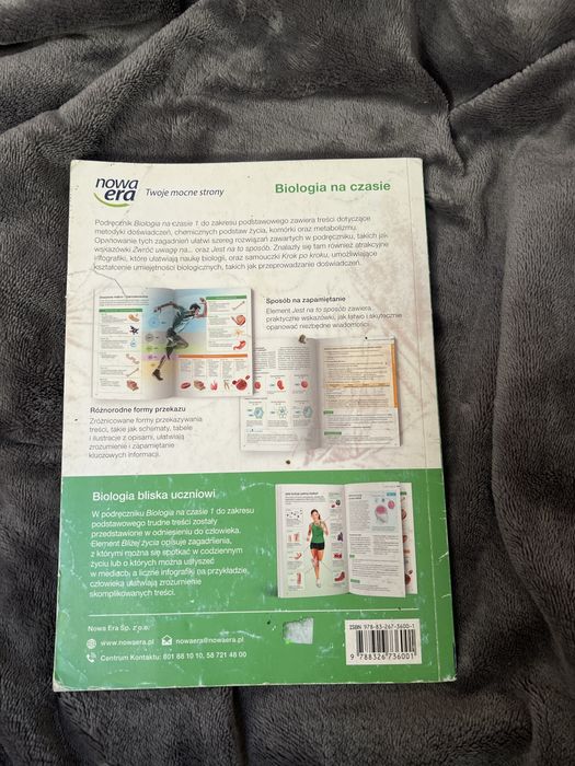 Ksiazka do biologi dla klas pierwszych liceum