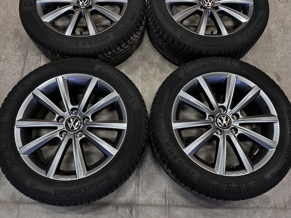 IDEALNE oryginalne koła Volkswagen Passat 17 zimowe t roc skoda superb