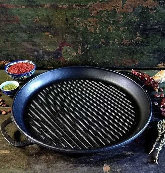 Казан чугунний 8,12,15,18л кришкою сковородою форми Wok В НАЯВНОСТІ