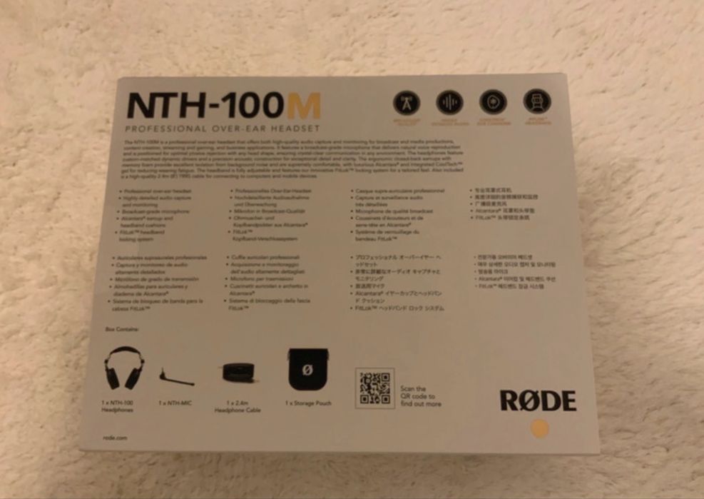 Rode NTH-100M - słuchawki zamknięte z mikrofonem NTH-Mic