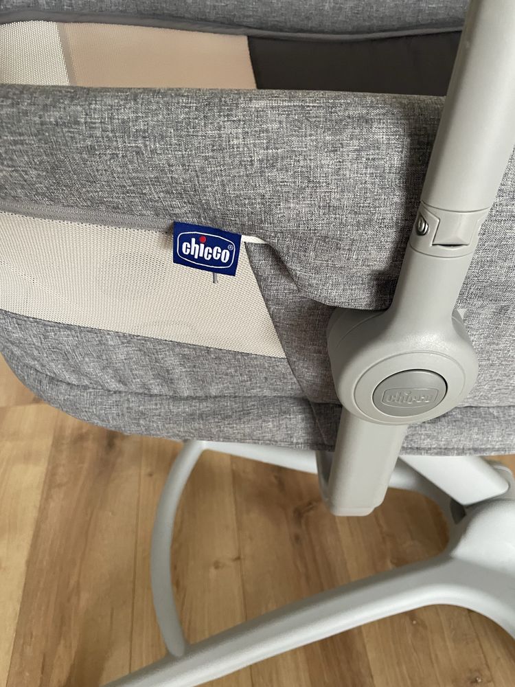 Chicco, Baby Hug 4in1 Air, kołyska, leżaczek, krzesełko, Titanium