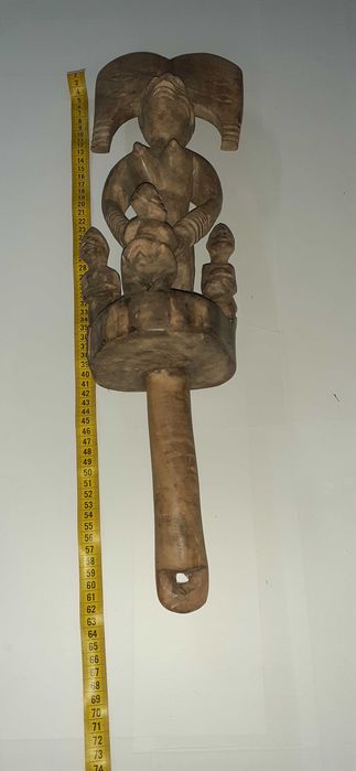 Escultura Tribal Madeira Nobre