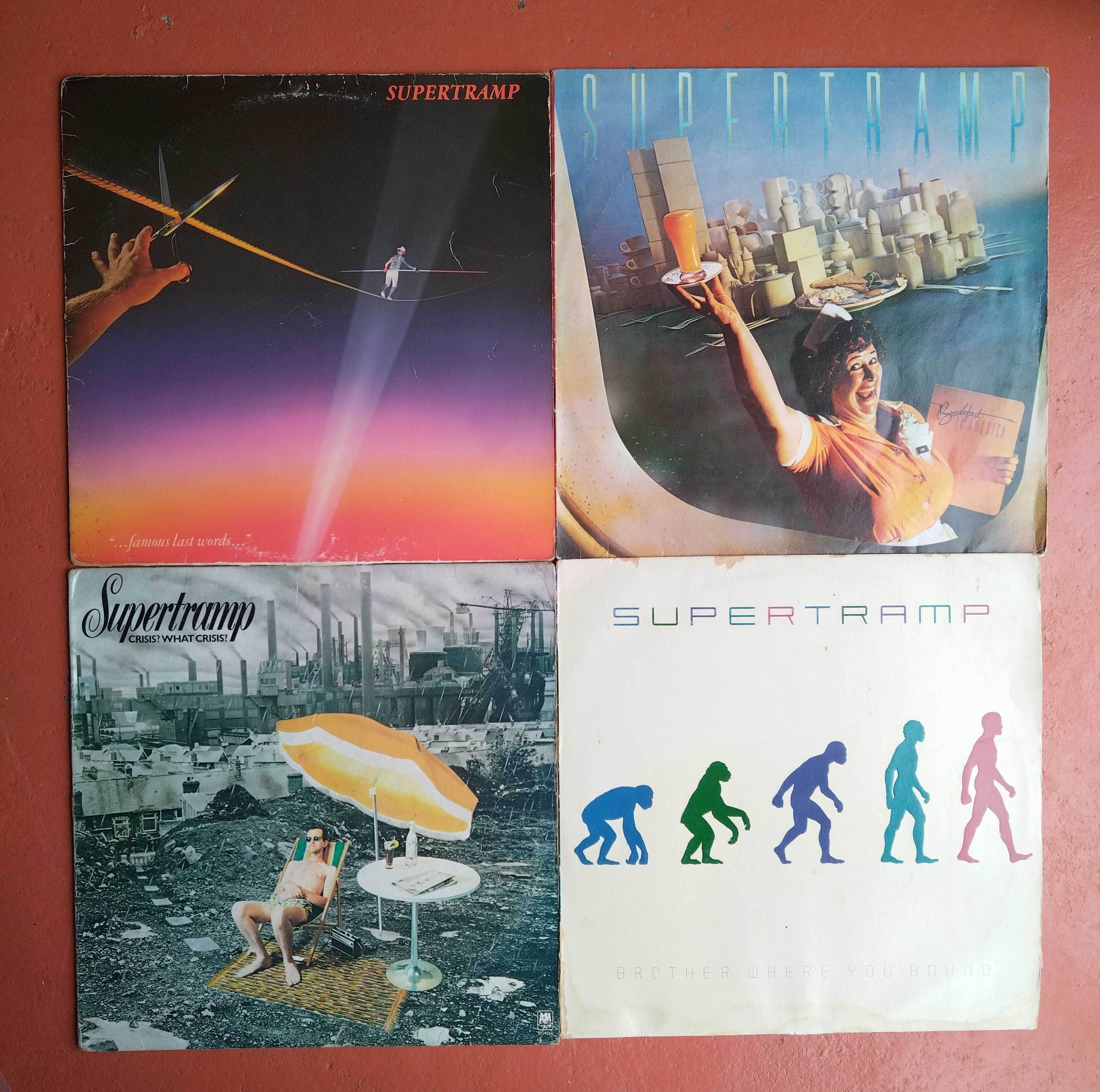 Supertramp : Lote 5 discos de vinil LP