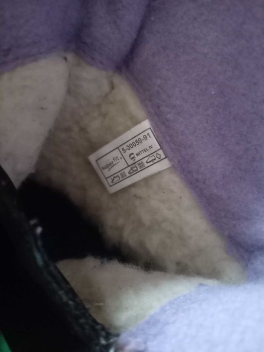 Сапожки, ботинки superfit зимние на девочку размер 26.