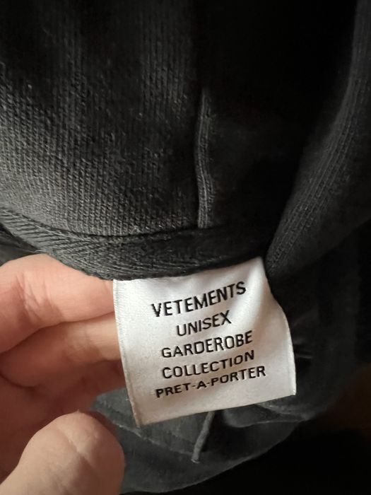 Худі Vetements jadore hardcore