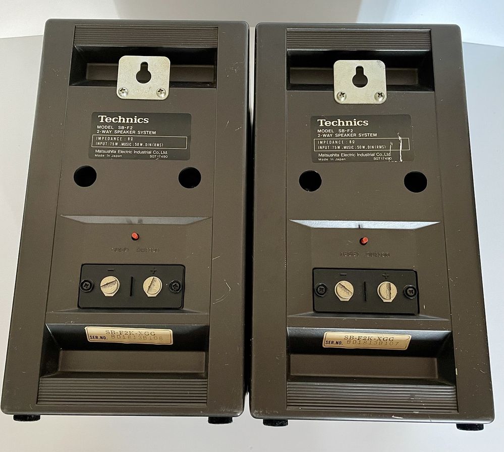 Technics SB-F2 Kolumny/ Głośniki 2-Way Speakers Made in Japan