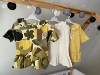 Bluzka z falbanka Next r. 104 bliźniaczki