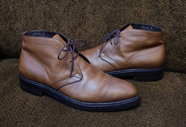 Зимние мужские ботинки от ультра-дорогого бренда SILVANO SASSETTI!43р.
