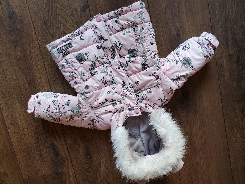 Зимний раздельный комбинезон Deux par Deux 12 мес 86см