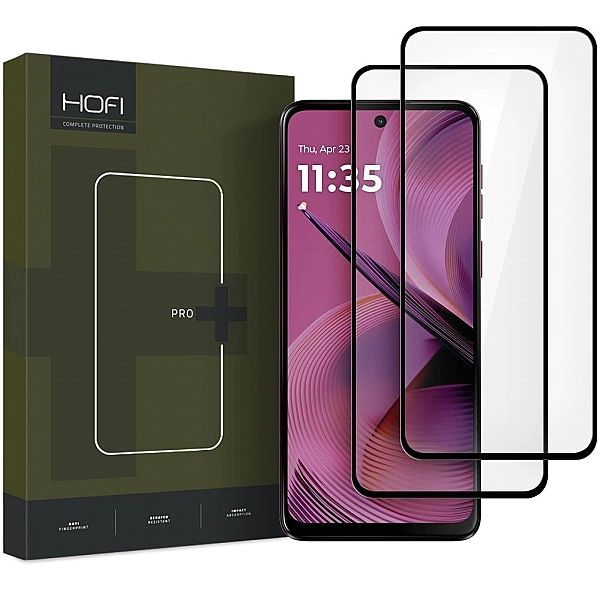 Szkło Hartowane Hofi Glass Pro+ 2-Pack Motorola Moto G55/5G Black