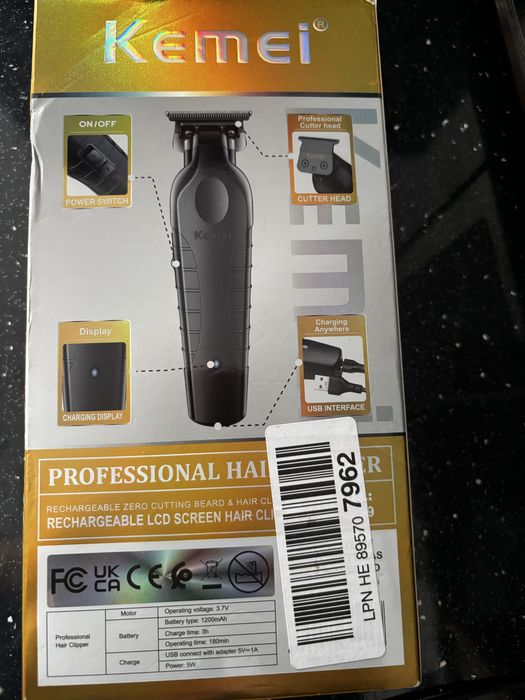 Profesjonalna maszynka do strzyżenia brody nowa