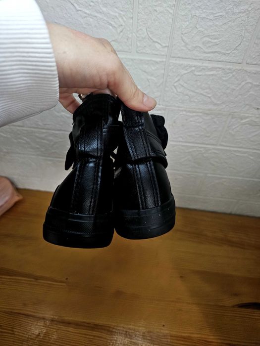 Trampki za kostkę ekoskóra nieprzemakające r38