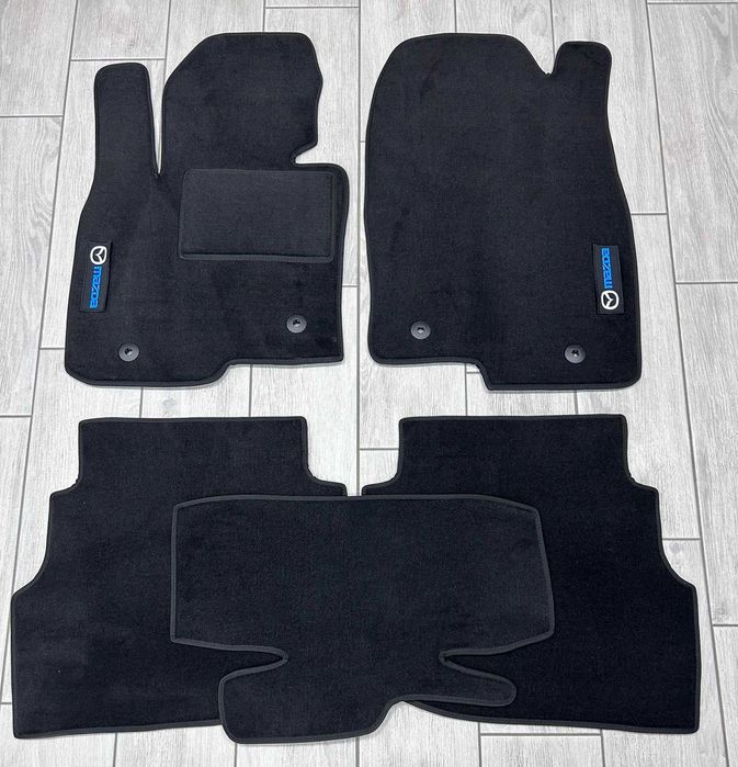 коврики ворсовые ворсові Mazda CX-5 USA CX-7 CX-9 M3 M6 M2 CX-30 MX-30